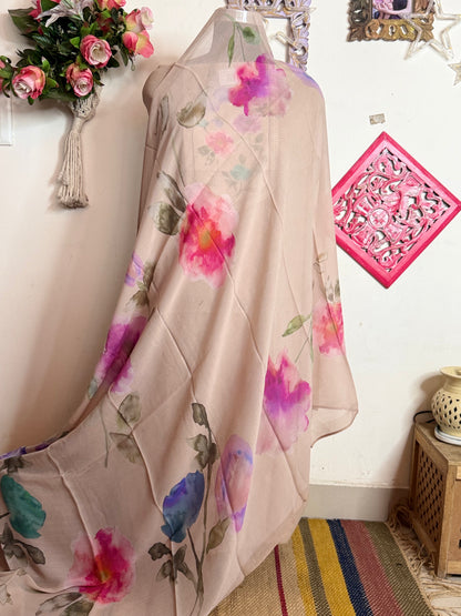 Georgette Patch Work Full Suit