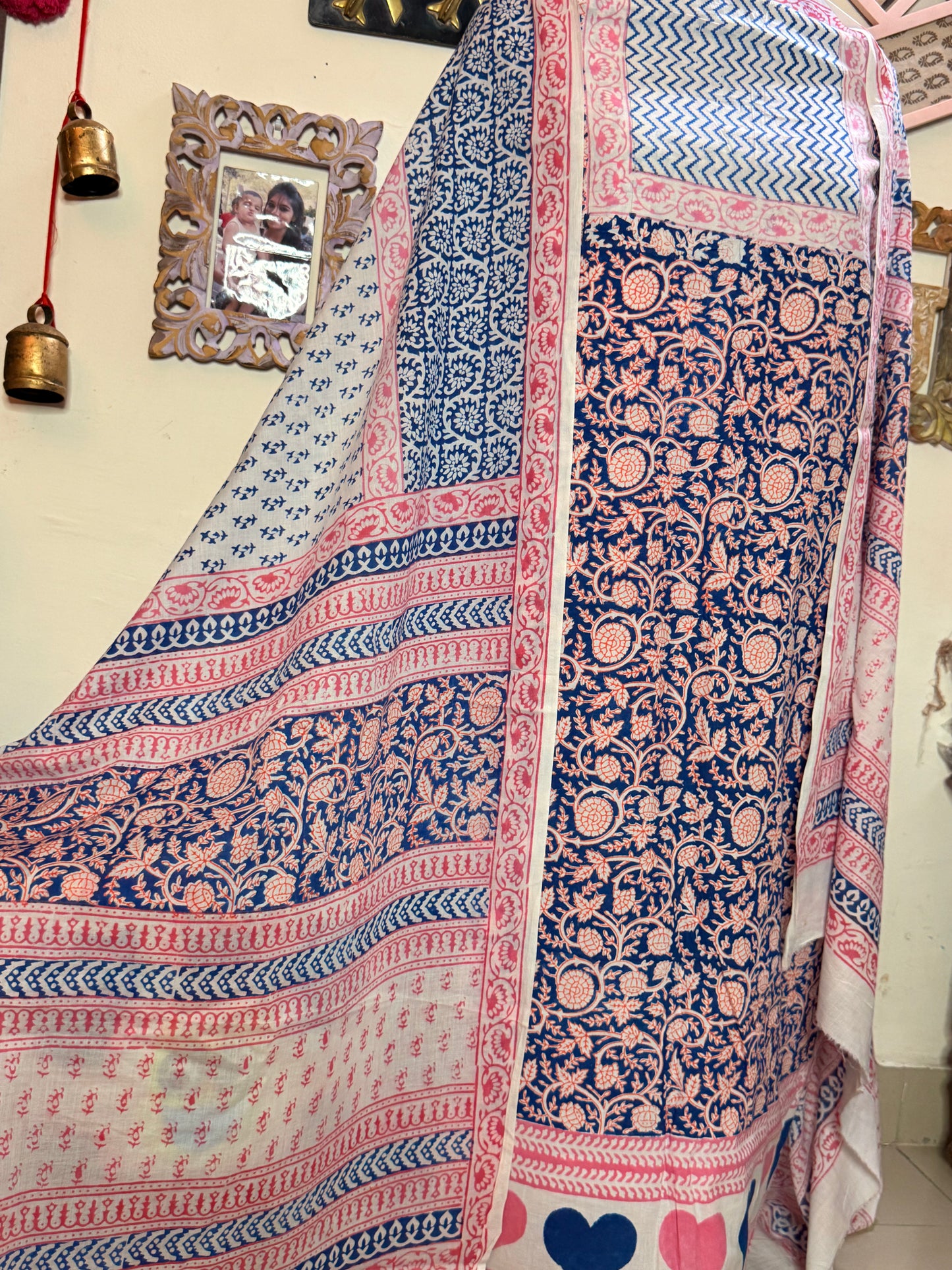 Premium Mul Cotton Special Bagh Full Suit Set