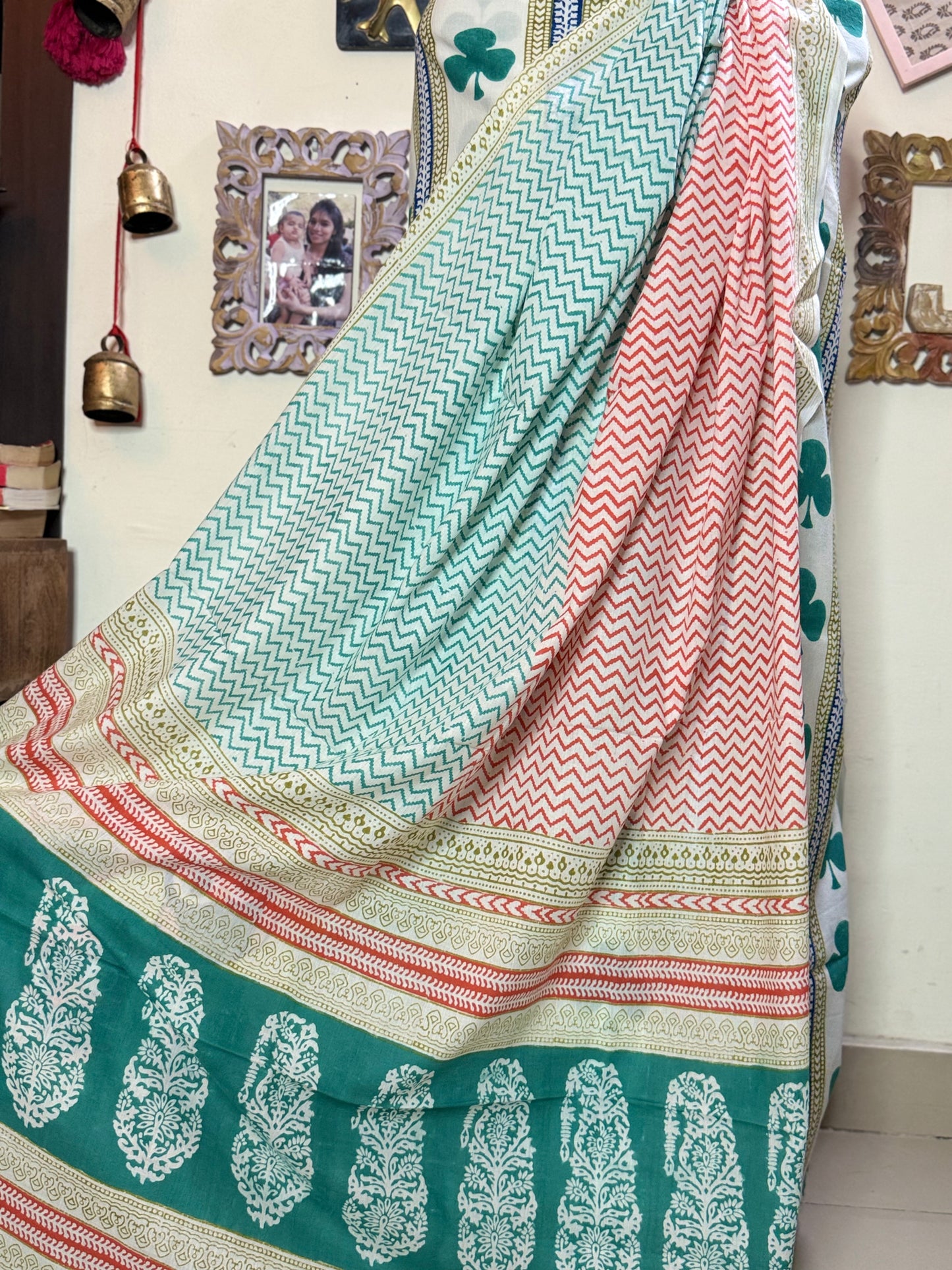 Premium Mul Cotton Special Bagh Full Suit Set