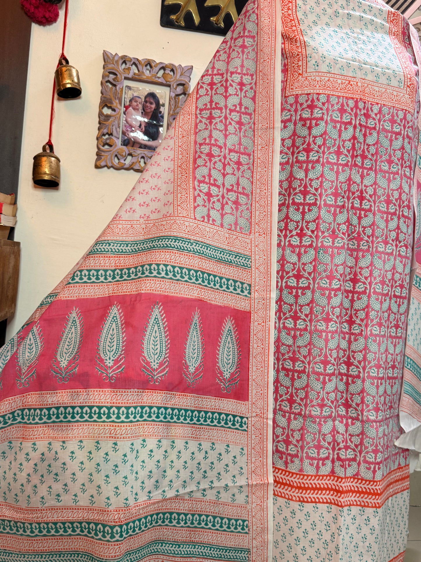 Premium Mul Cotton Special Bagh Full Suit Set