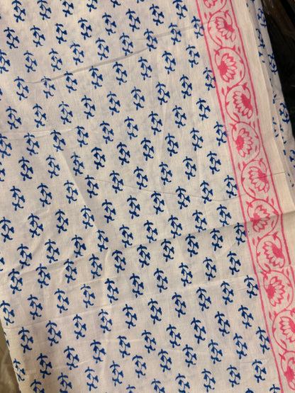 Premium Mul Cotton Special Bagh Full Suit Set
