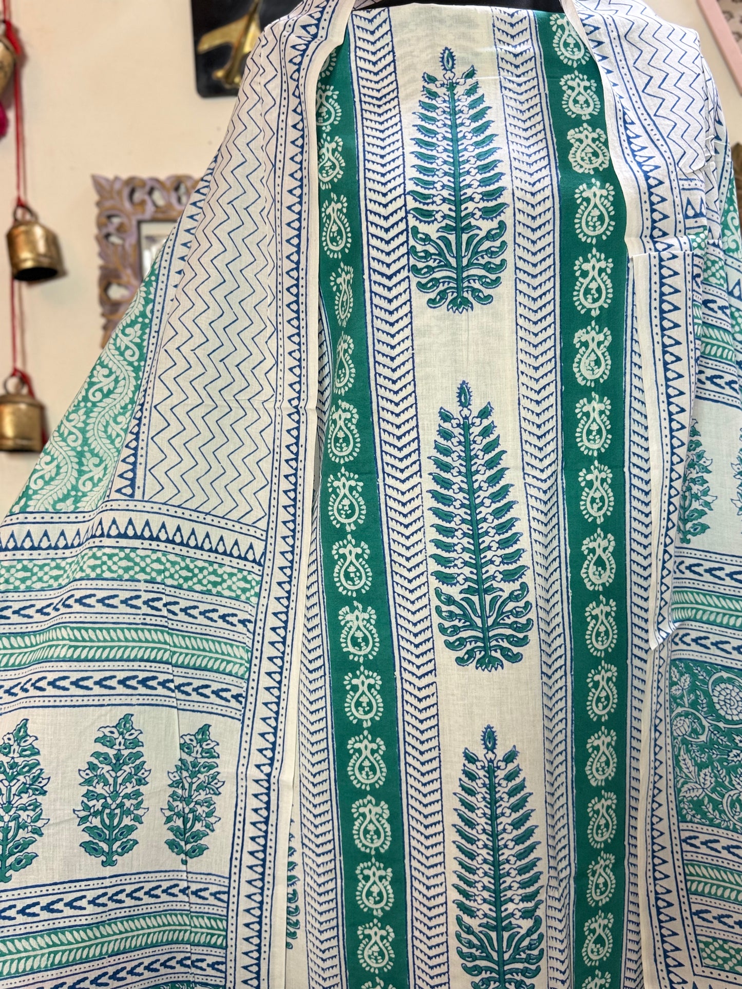 Premium Mul Cotton Special Bagh Full Suit Set