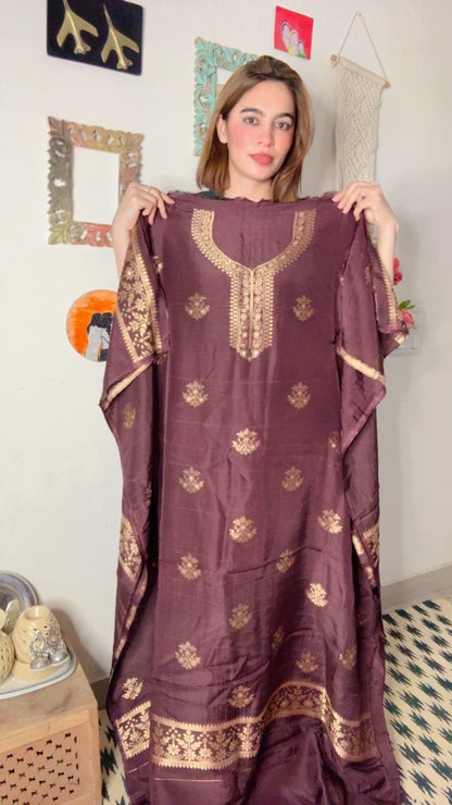 Dola Silk Shirt Dhuppta with Banarasi Weaving!!